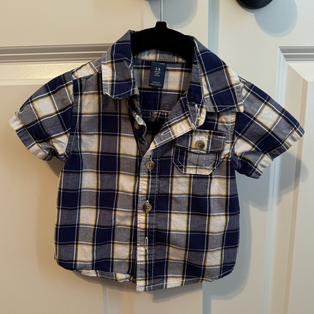 Old Navy Boy 3-6m Button-up Shirt